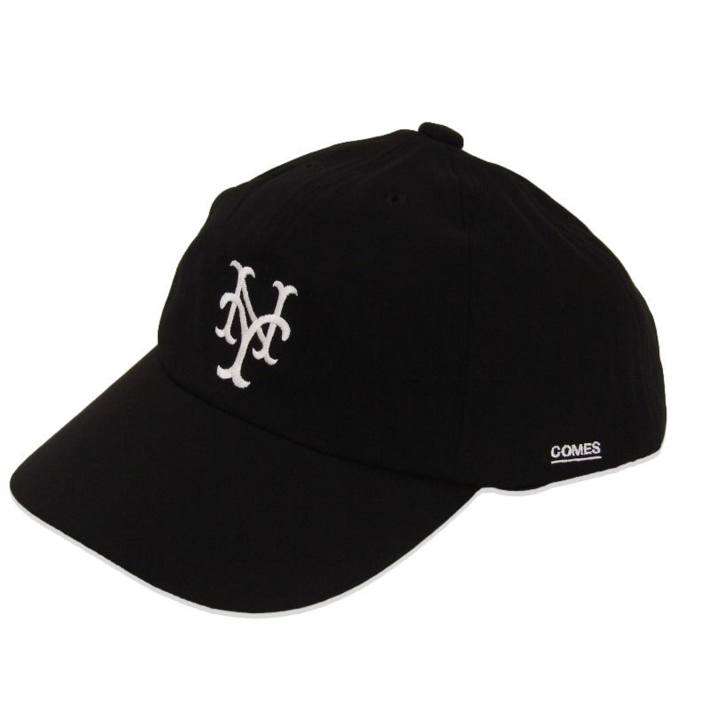 美品 COMESANDGOES × COOPERSTOWN カムズアンドゴーズ キャップ NY CUBANS CAP クーパーズタウン ブラック 黒  67000006 - 本店 限定