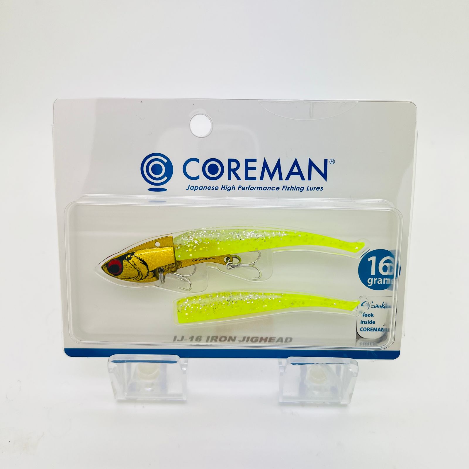 新品 COREMAN コアマン IJ16 IJ-16 ゴールドヘッド チャートバック #007 IRON JIGHEAD アイアンジグヘッド  100mm 16g ワーム シーバスゲーム ソルトルアー ショア バス釣り 海釣り ルアー - メルカリ