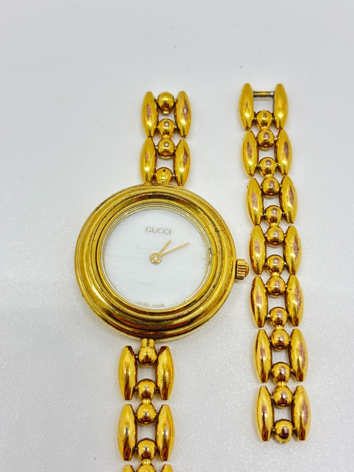 稼働品 難あり】Gucci 11/12.2 Change Bezel グッチ 11/12.2 チェンジ