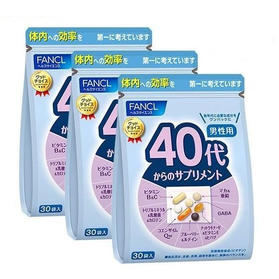 10％OFFファンケル 40代からのサプリメント 男性用[30日分×３袋徳用 ]