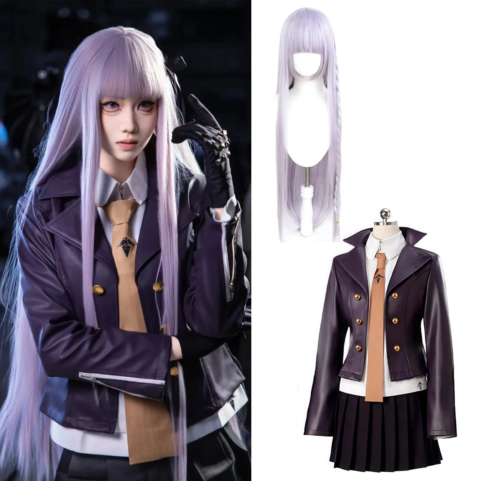 ダンガンロンパ 江ノ島盾子 コスプレ フルセット レディースLサイズ