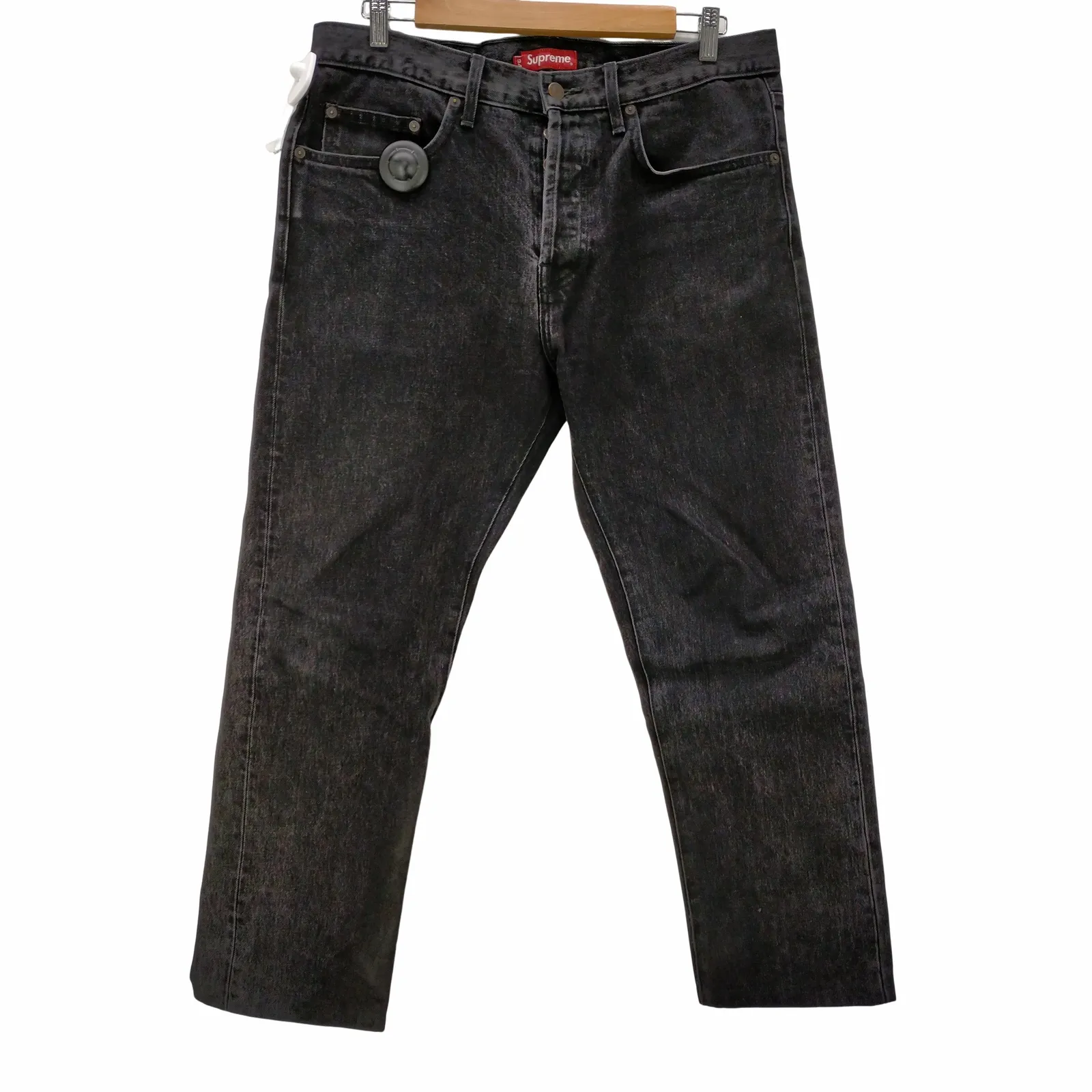 Supreme - Supreme デニムパンツ シュプリーム Leopard Jean 黒 32の