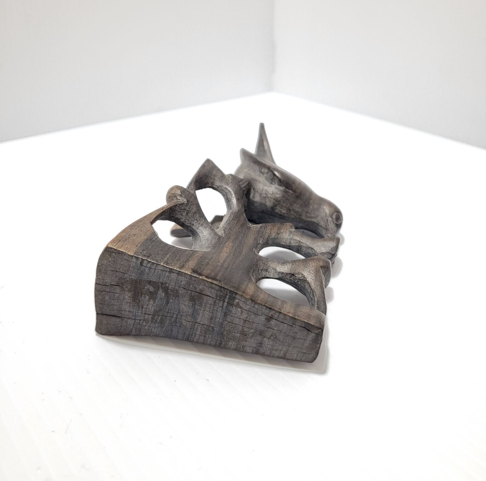 木製 彫刻 鳥 アンティーク エスニック インテリア 小物 CA25I(T)5