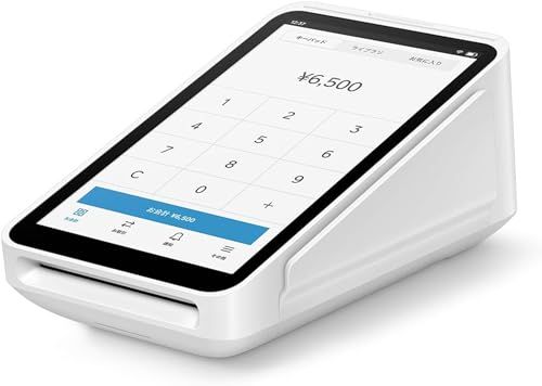 Square ターミナル|プリンター内蔵型 キャッシュレス決済端末|ポータブルPOS端末 ホワイト A-SKU-0609