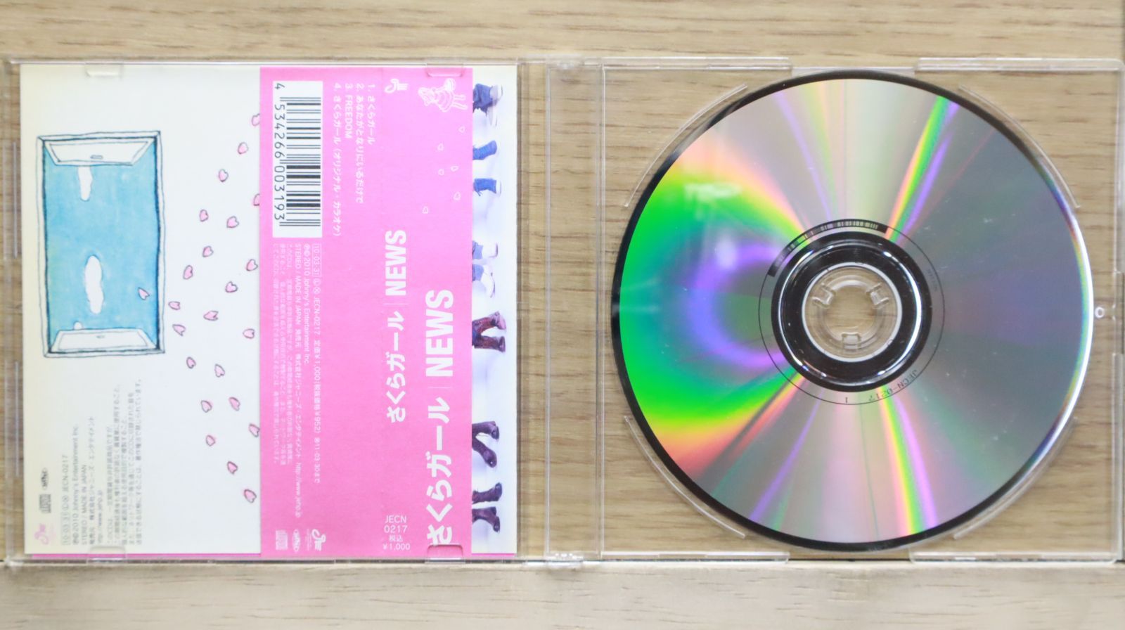 i 平日発送のみ໒꒱· ゜　です 国内盤CD☆ニュース/NEWS□ さくらガール 【通常盤】 【JECN0217