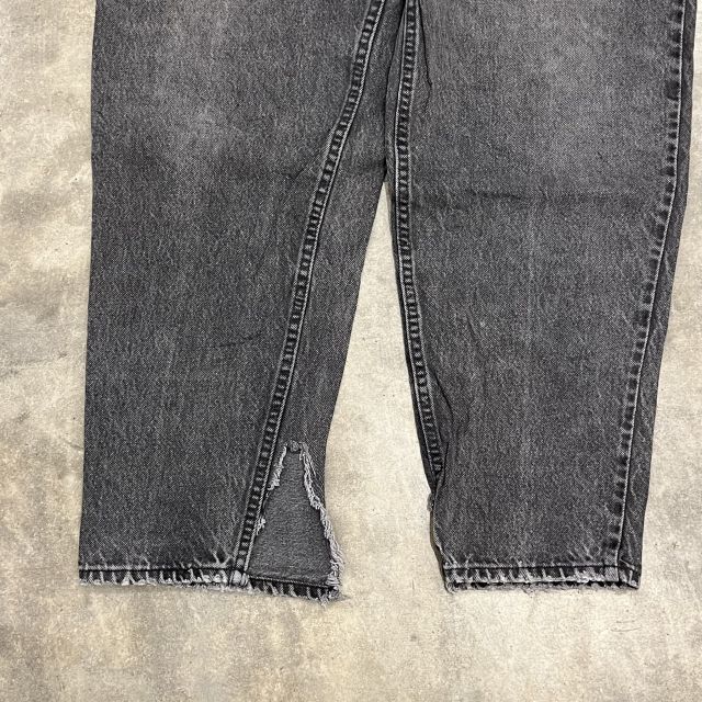 0 90s USA製 Levi W38 ブラックデニム公式 【Levi's / リーバイス】560 USA製　ブラックデニム