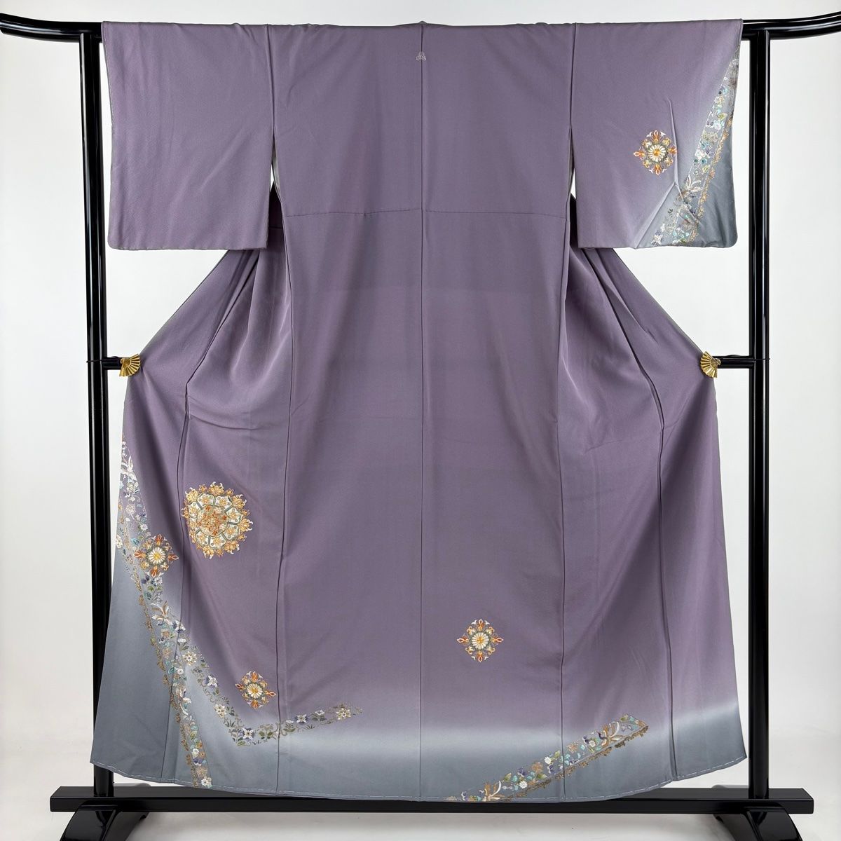 ［4359］訪問着 美品 花唐草文様 金銀彩 絞り 正絹 着物 袷 4359］訪問着 美品 花唐草文様 金銀彩 絞り 正絹 着物 袷 - メルカリ