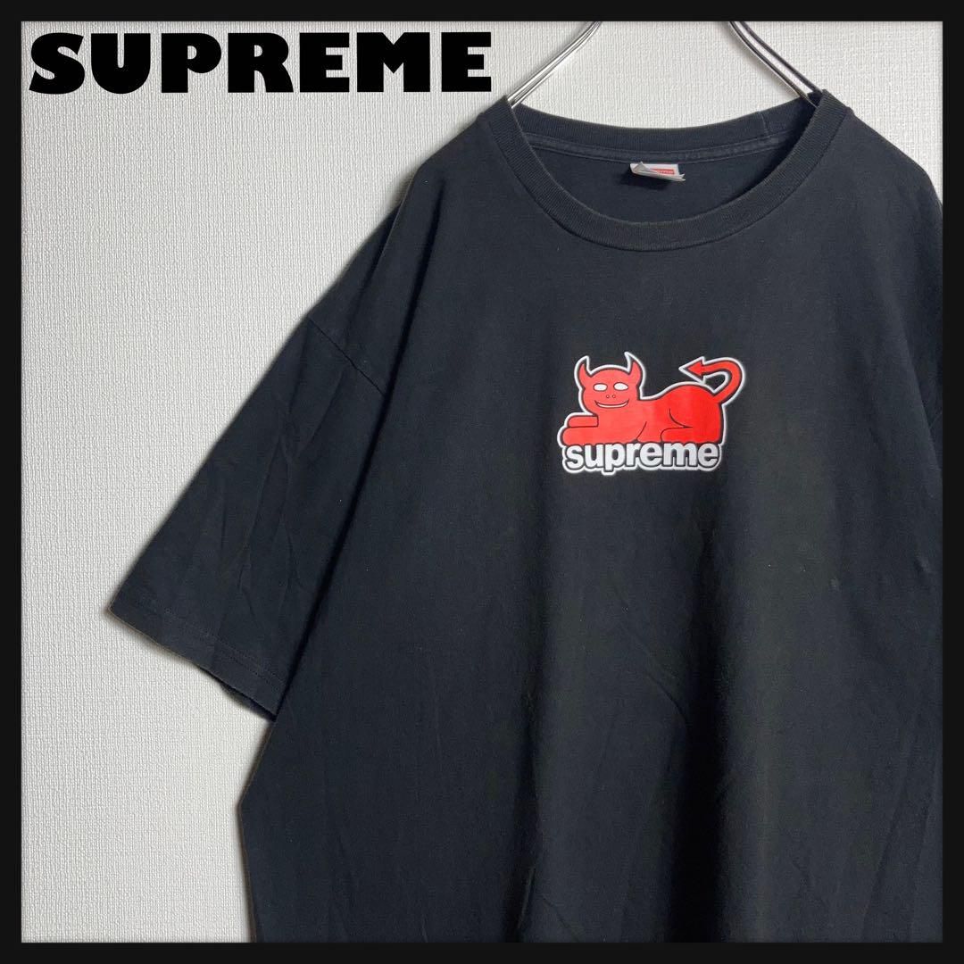 人気XLサイズ】SUPREME Tシャツ トイマシーン デビルキャット - メルカリ 