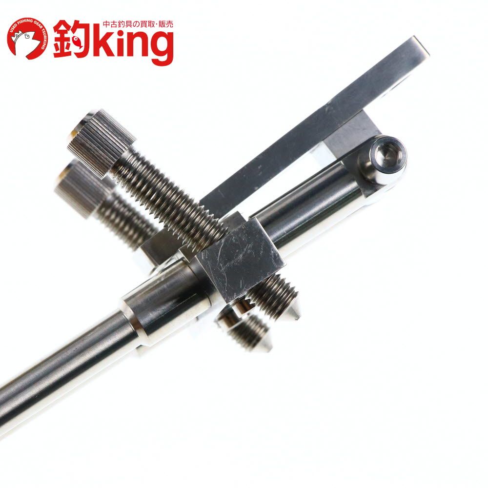 中古】 CHONMAGE FISHING 64チタン製 ツインシャフト竿受け U字