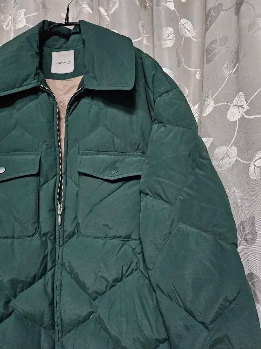 ラッシーエント ダイヤ キルティング ロング ダウン グリーン GULLKHAN_COM