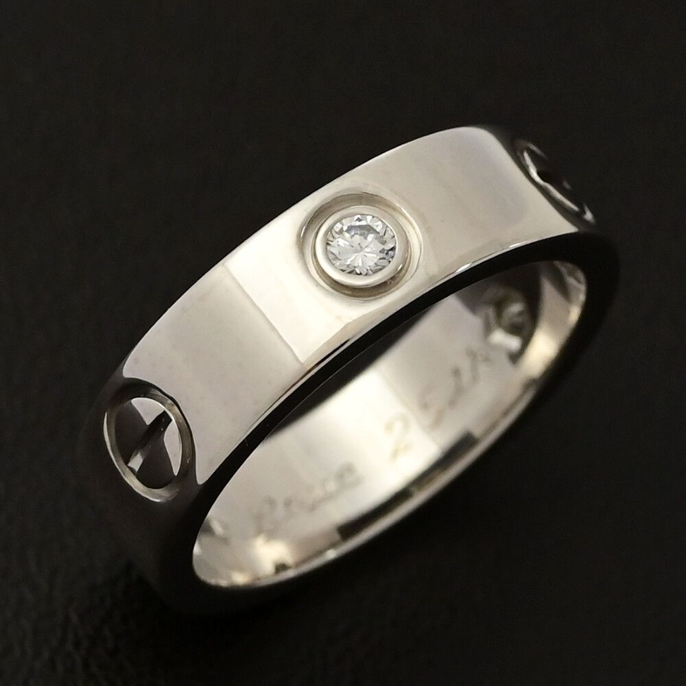 Cartier カルティエ ラブ/LOVE 25周年 3P・ハーフダイヤリング