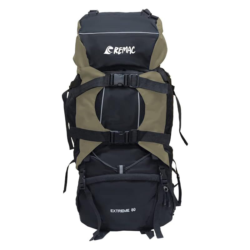REMAC バックパック 80L 大容量 防水 アウトドア 防災 災害 登山 旅行 リュックサック コヨーテ