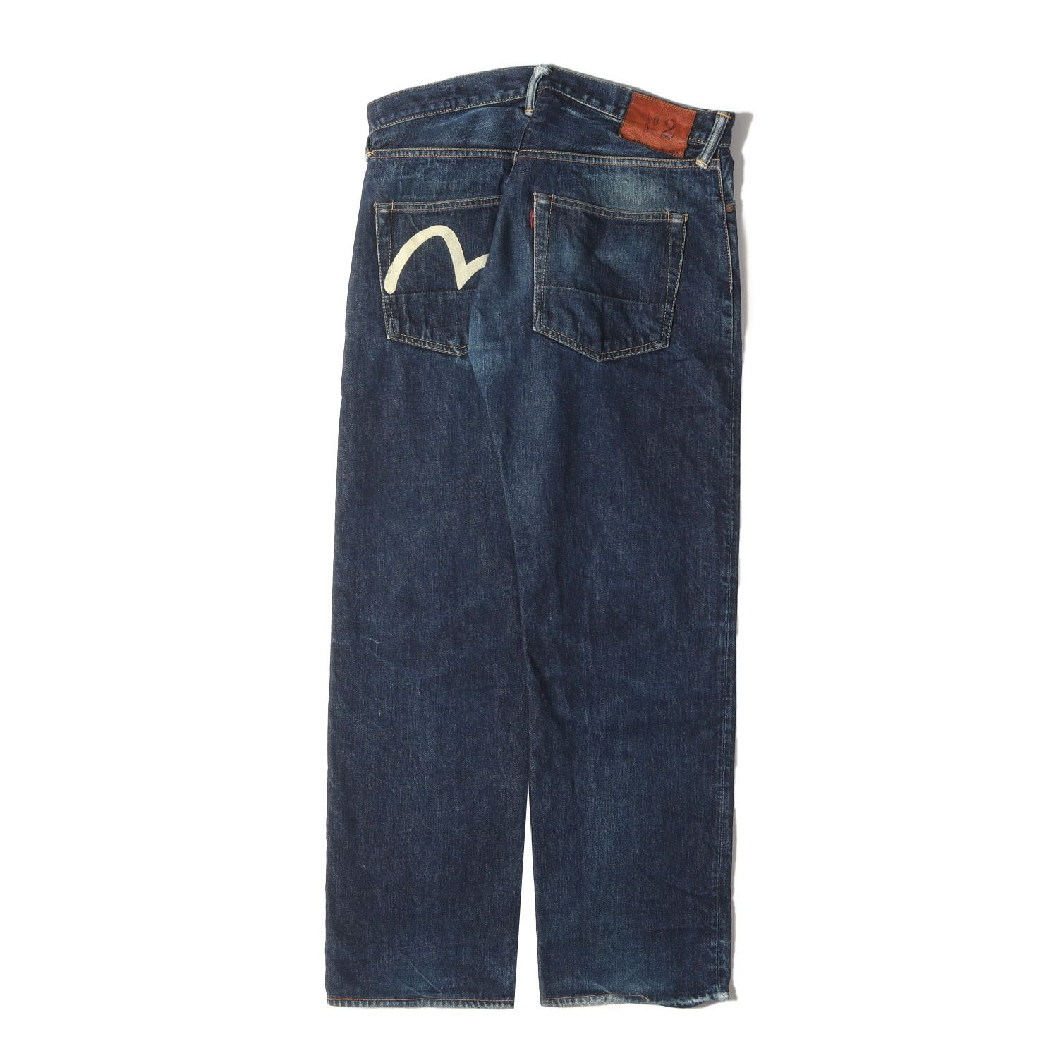 エビスジーンズ　2000 NO2デニム　33インチ 楽天市場】EVISU JEANS No2 2000 水引 刺繍マーク エヴィス
