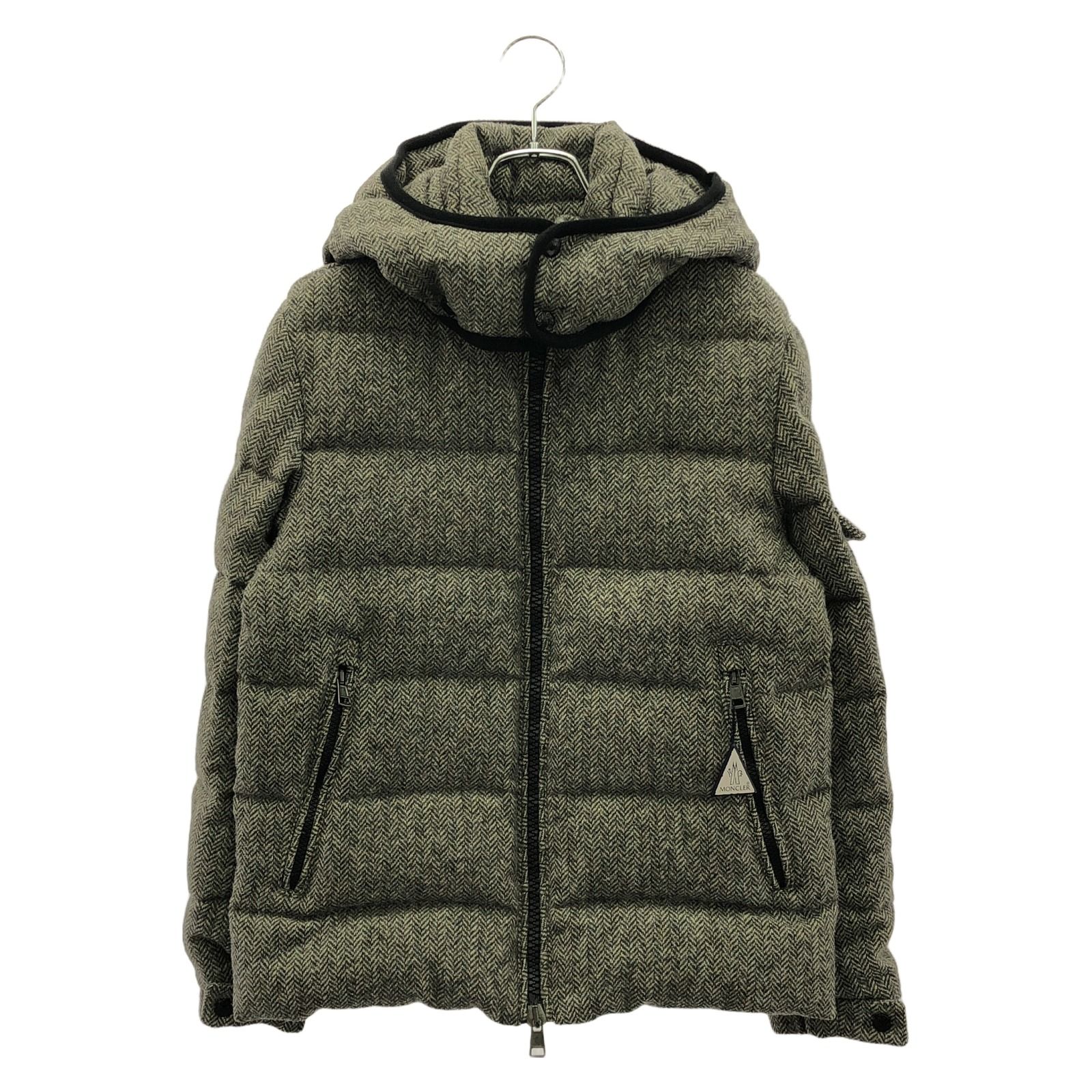 モンクレール MONCLER ダウンジャケット ダウンジャケット ベージュ ウール ダウンジャケット レディース Used B