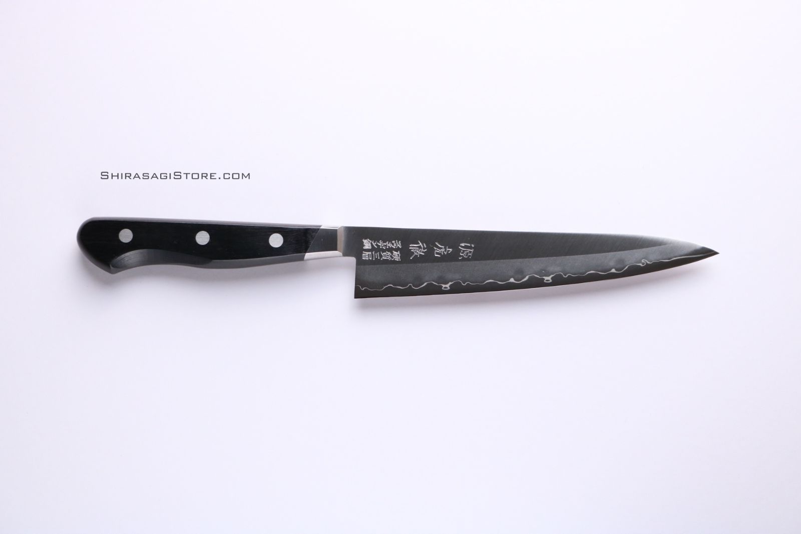 一刀斎虎徹 柳葉 27cm 青鋼 興隆刀剪行〕*高橋楠 一刀斎虎徹 柳葉 27cm