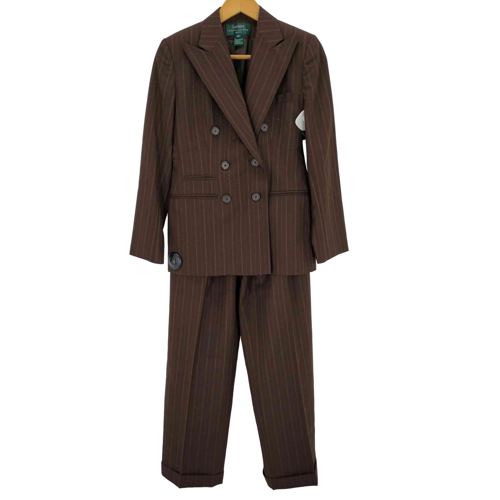 ローレンラルフローレン LAUREN RALPH LAUREN ストライプ ピークド 