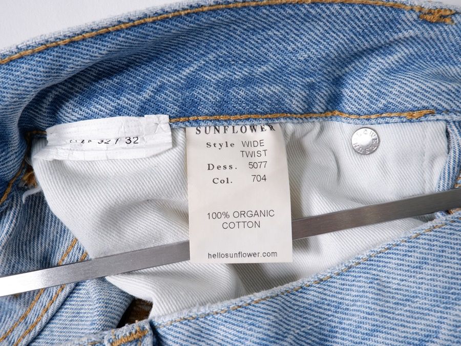 SUNFLOWERサンフラワー 5077-704 WIDE TWIST JEANS ワイドツイスト
