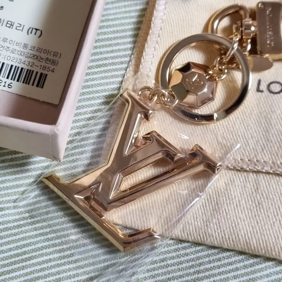 ルイヴィトン キーホルダー・LV ファセット キーリング バッグチャーム ⓪ Louis Vuitton(ルイヴィトン) ファセット バッグチャーム