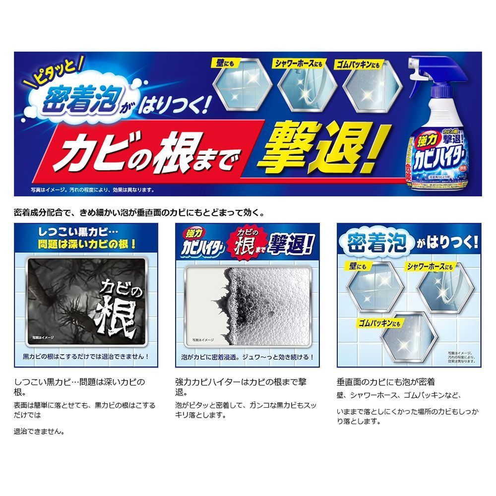 まとめ買い）花王 強力カビハイター ハンディスプレー 浴室用カビとり
