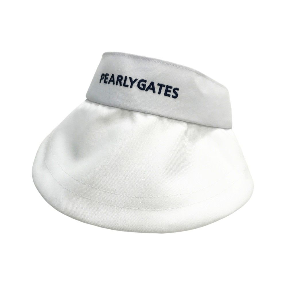 PEARLY GATES パーリーゲイツ モデル サンバイザー リボン ホワイト系 FR 240101272881 ゴルフウェア ストスト