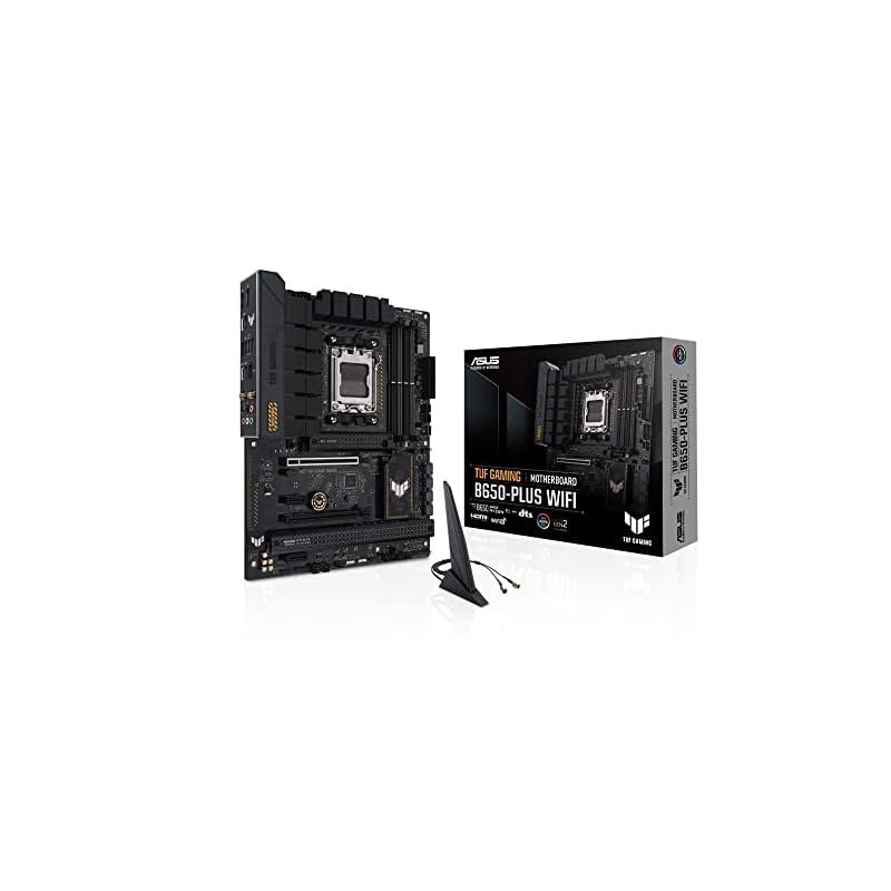 ASUS TUF GAMING B650-PLUS WIFI AMD Ryzen 7000 シリーズ AM5 対応 B650 搭載 ATX マザーボード| 正規代理店品 0