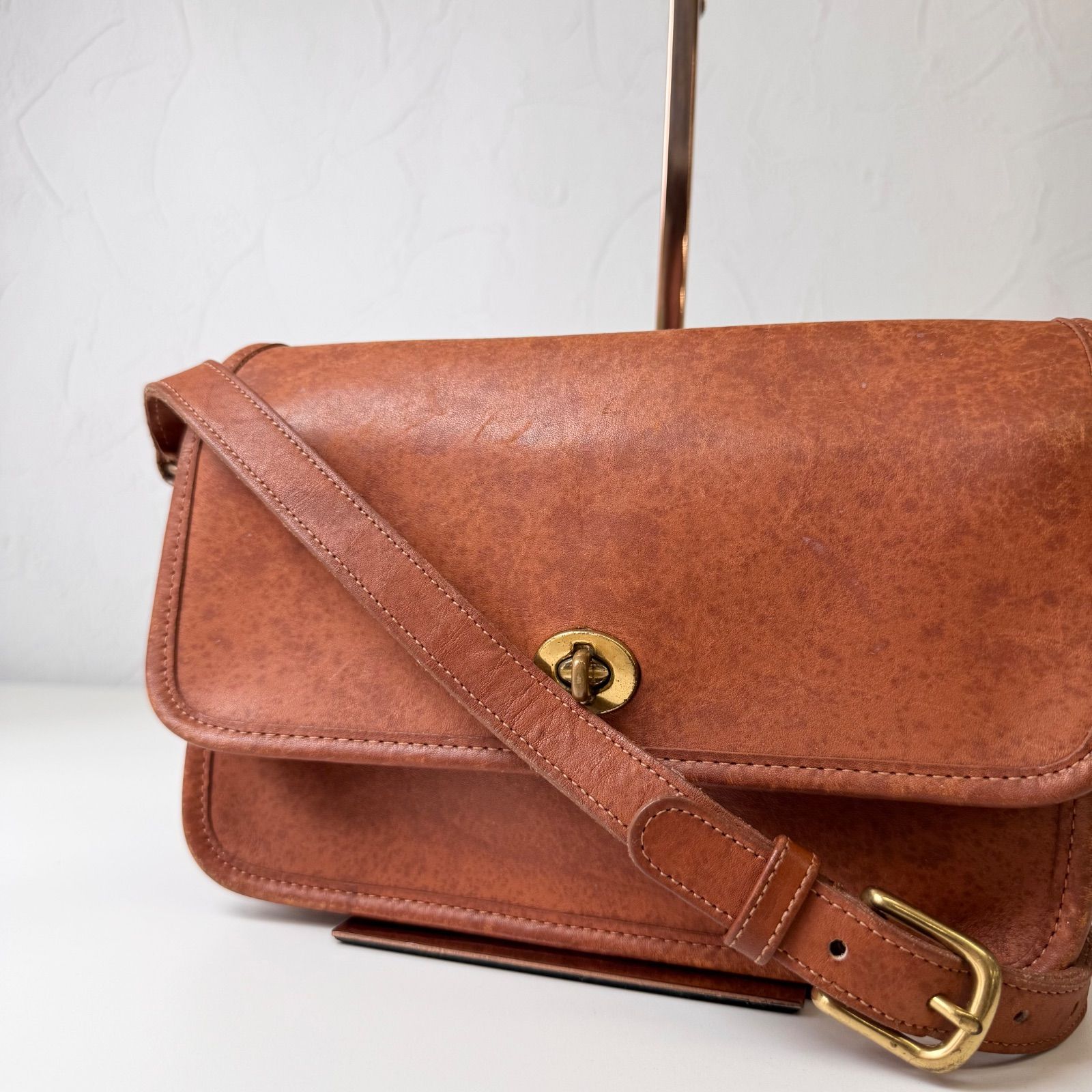 オールドコーチ COACH 231 ショルダーバッグ クラブタンレザー 斜め掛け 