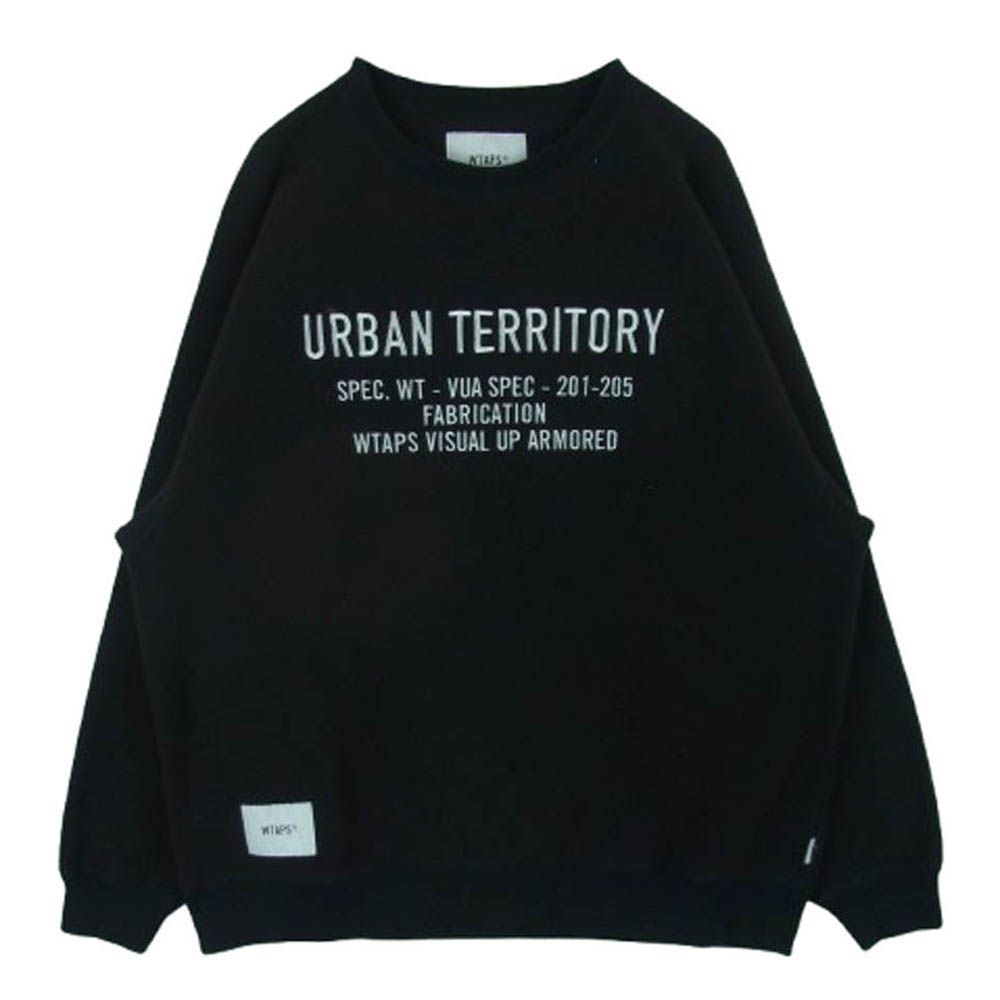 WTAPS ダブルタップス 20AW 202ATDT-CSM33 CREW NECK FLEECE クルーネック フリース スウェット トレーナー ブラック系 03