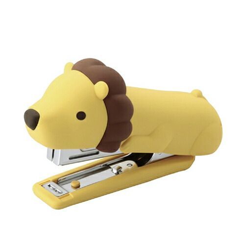 まとめ マックス ホッチキス シリコンカバーホッチキスVOL.3 りくちのいきもの” HD-10NX S LO らいくん HD91740 ×5セット
