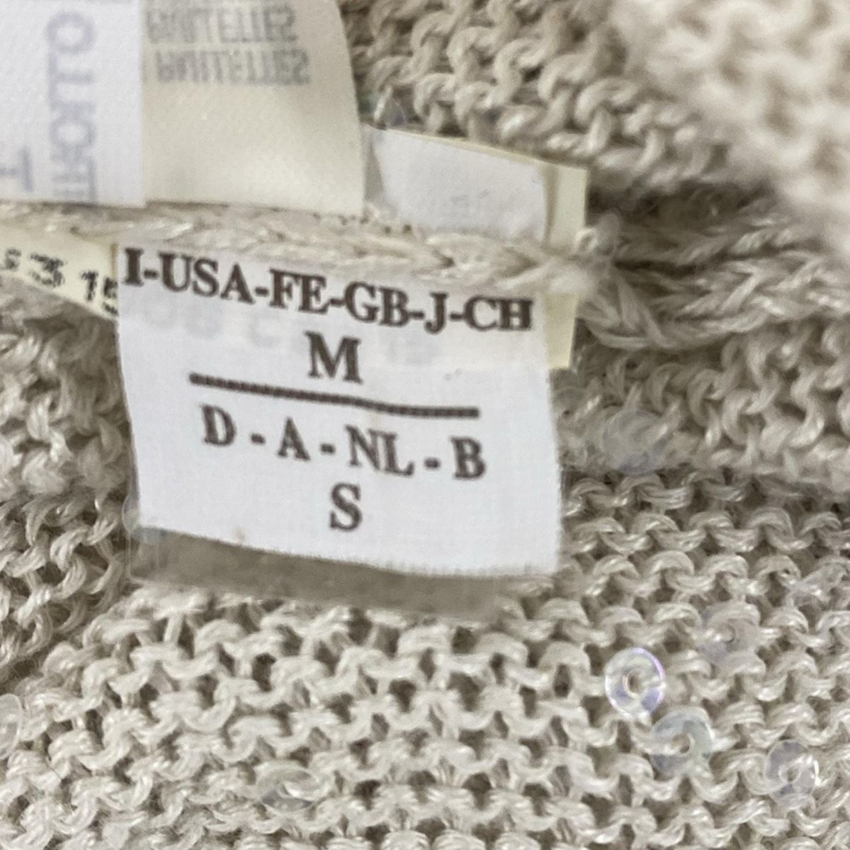 ニット スパンコール