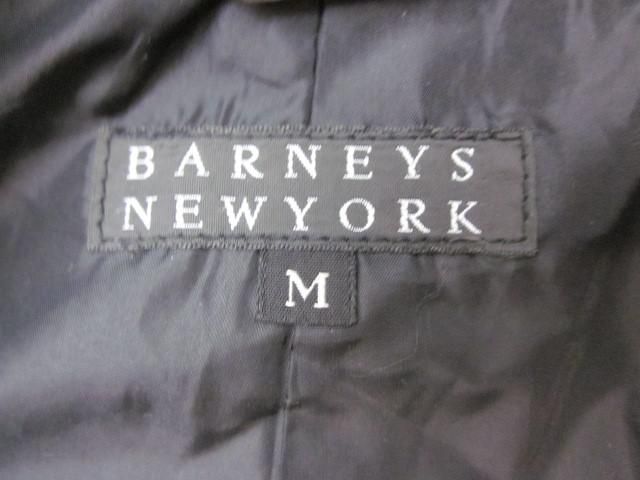 良品 バーニーズ ニューヨーク BARNEYS NEW YORK ジャケット ダウンジャケット ナイロン M チャコール メンズ