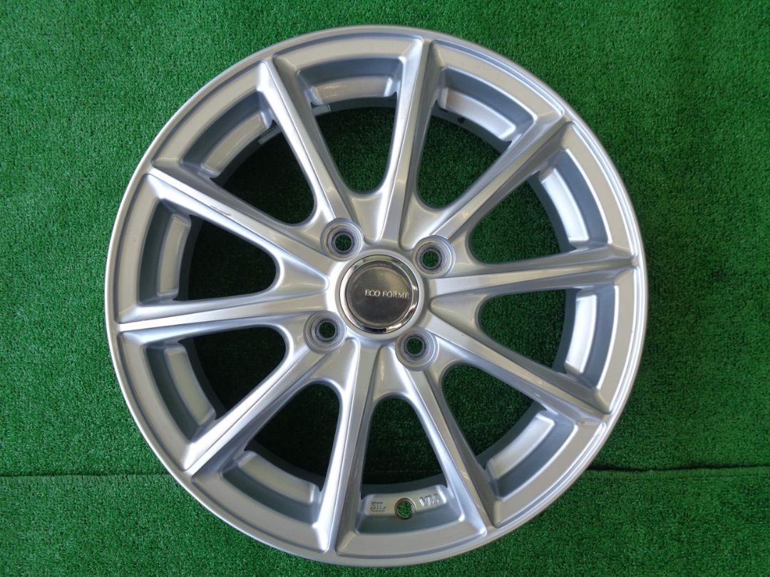 4.5J-15インチ 4H100 +45 ブリヂストン エコフォルム SE15 社外 中古