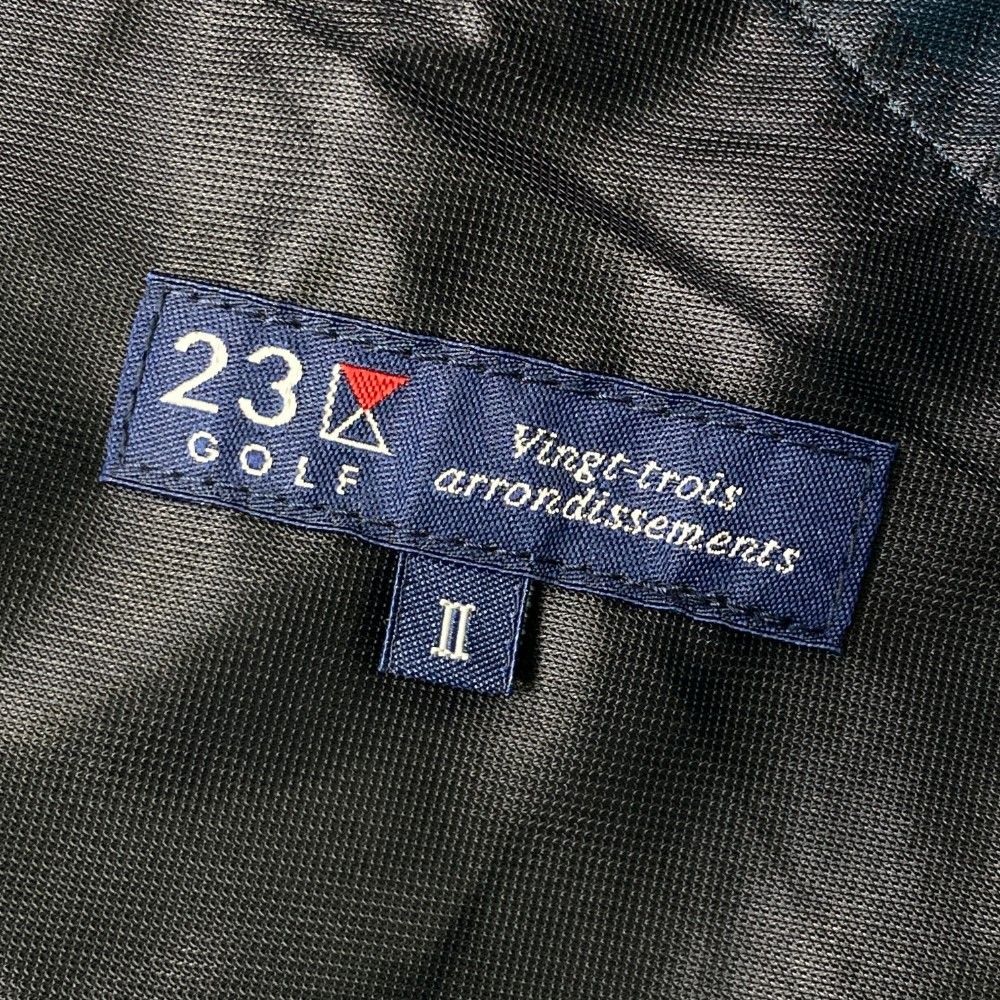 サイズ：2 23区GOLF ニジュウサンクゴルフ  ストレッチロングパンツ 総柄 ネイビー系 [240101443425] ゴルフウェア レディース ストスト 23区GOLF ニジュウサンクゴルフ ストレッチロングパンツ 総柄