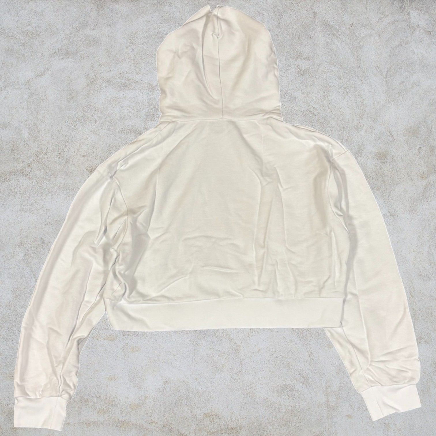 【新品未使用】MONCLER CROPPED MAGLIA パーカー　XL　白色 定価9万円！！☆新品未使用タグ付き品☆ MONCLER Cropped