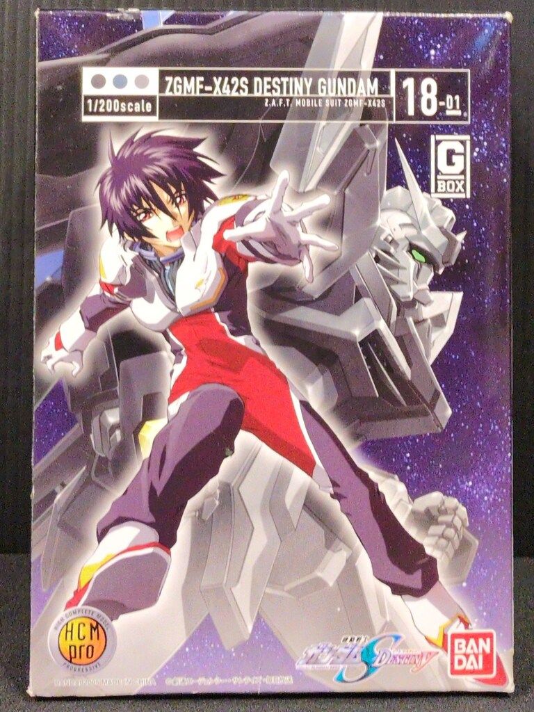 未開封品 箱ヤケ HCM-PRO 機動戦士ガンダムSEEDディスティニー デストロイガンダム 初回限定スペシャルパック バンダイ HCM Pro G-BOX 機動戦士ガンダムSEED DESTINY ガンダムSEED