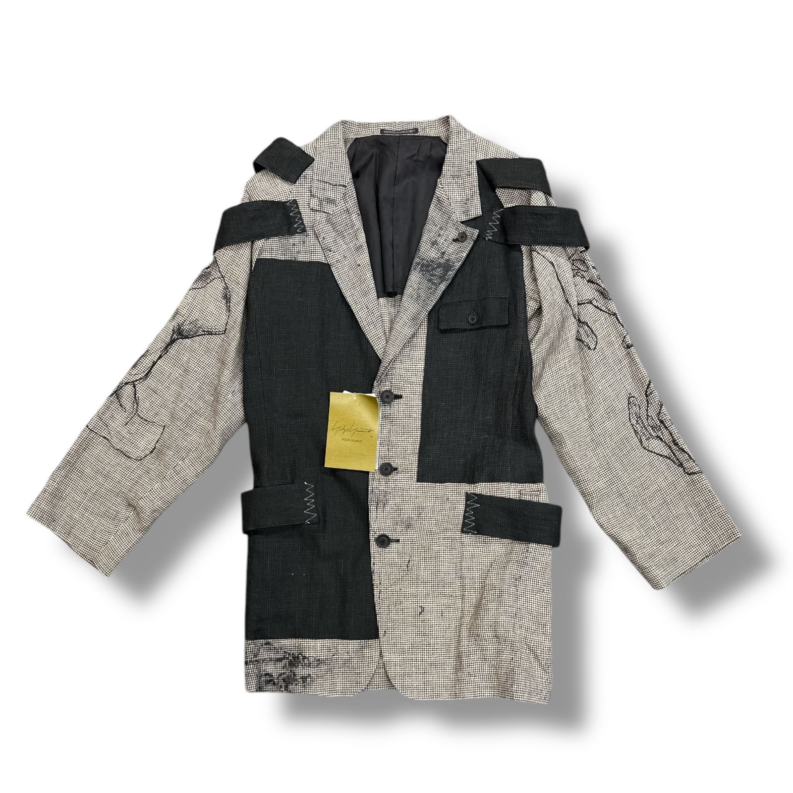 参考上代418000円 未使用品 Yohji Yamamoto POUR HOMME 24SS