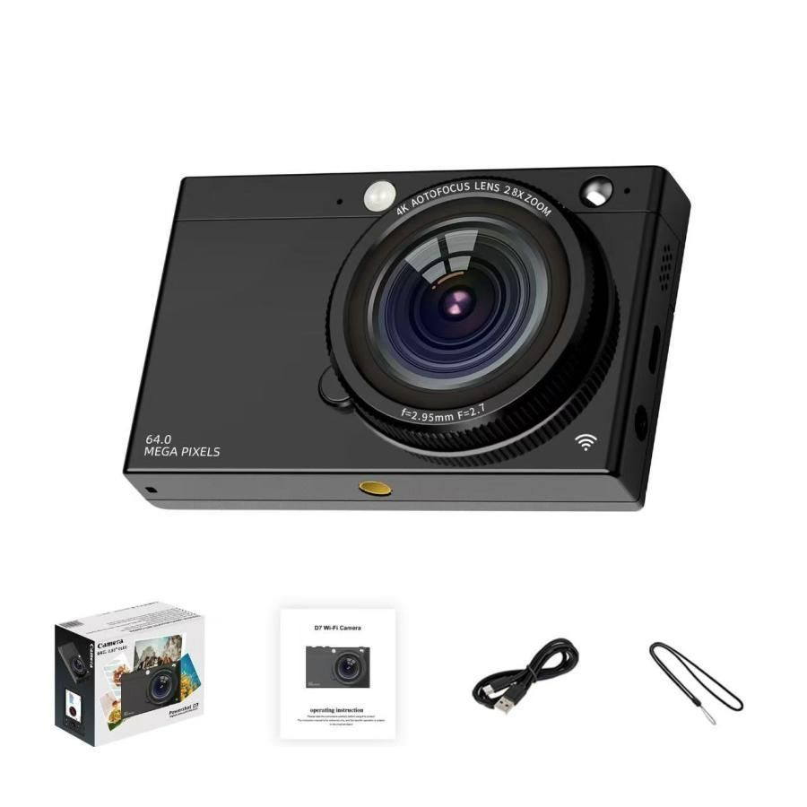 4K デジカメ デジタルカメラ 6400万画素 4K解像度 オートフォーカス 71RIrhWZCTL._UF350,350_QL50_.jpg