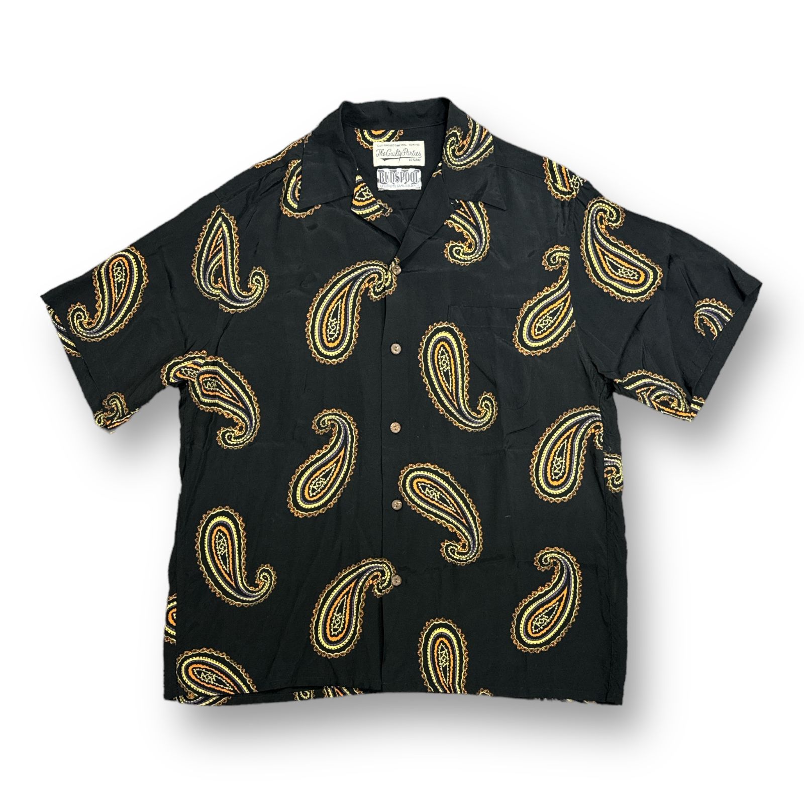 ワコマリア× BUDSPOOL ペイズリー柄HAWAIIANシャツ バダサイ着用 ワコマリア× BUDSPOOL ペイズリー柄HAWAIIANシャツ バダサイ着用