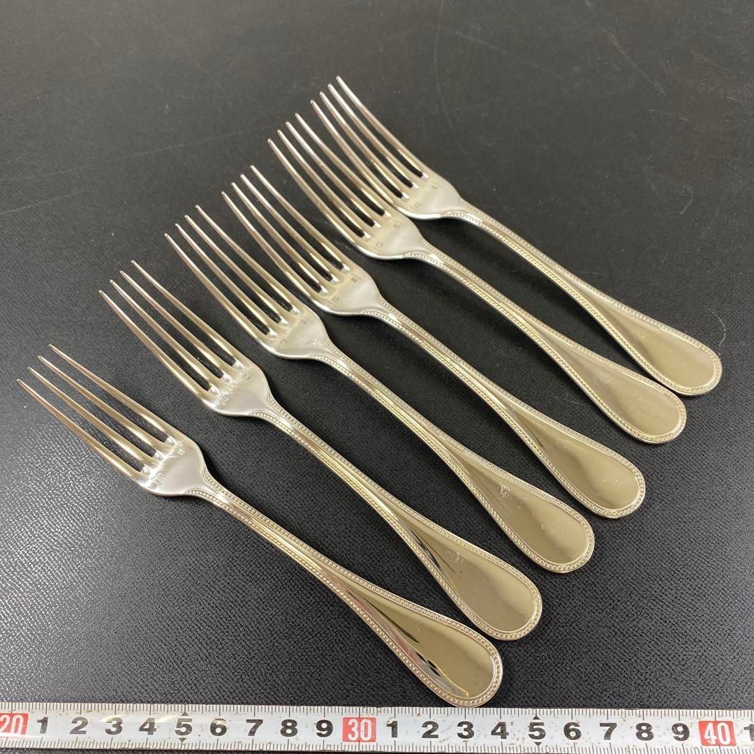 クリストフル パール フォーク6点 268g 東さ6-1017