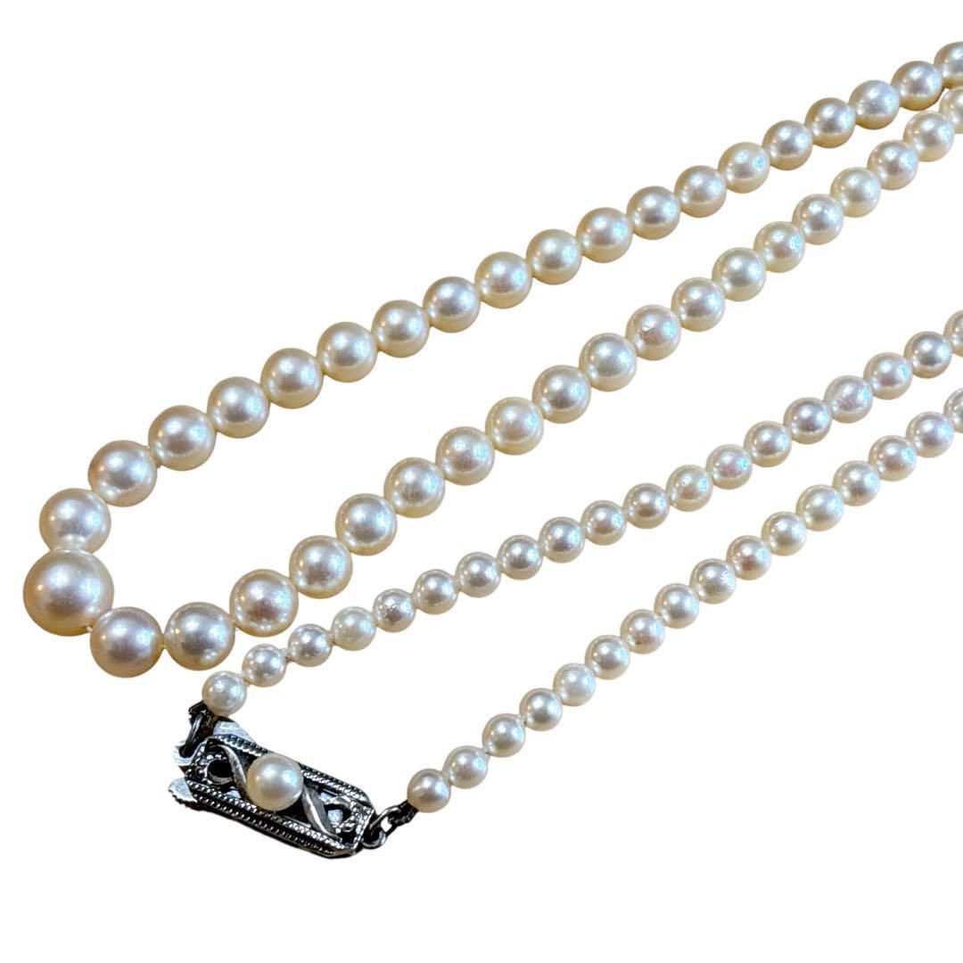 【極美品】MIKIMOTO ミキモト ベビーパール ネックレス グラデーション 美品 MIKIMOTO ミキモト パール ベビーパール ネックレス
