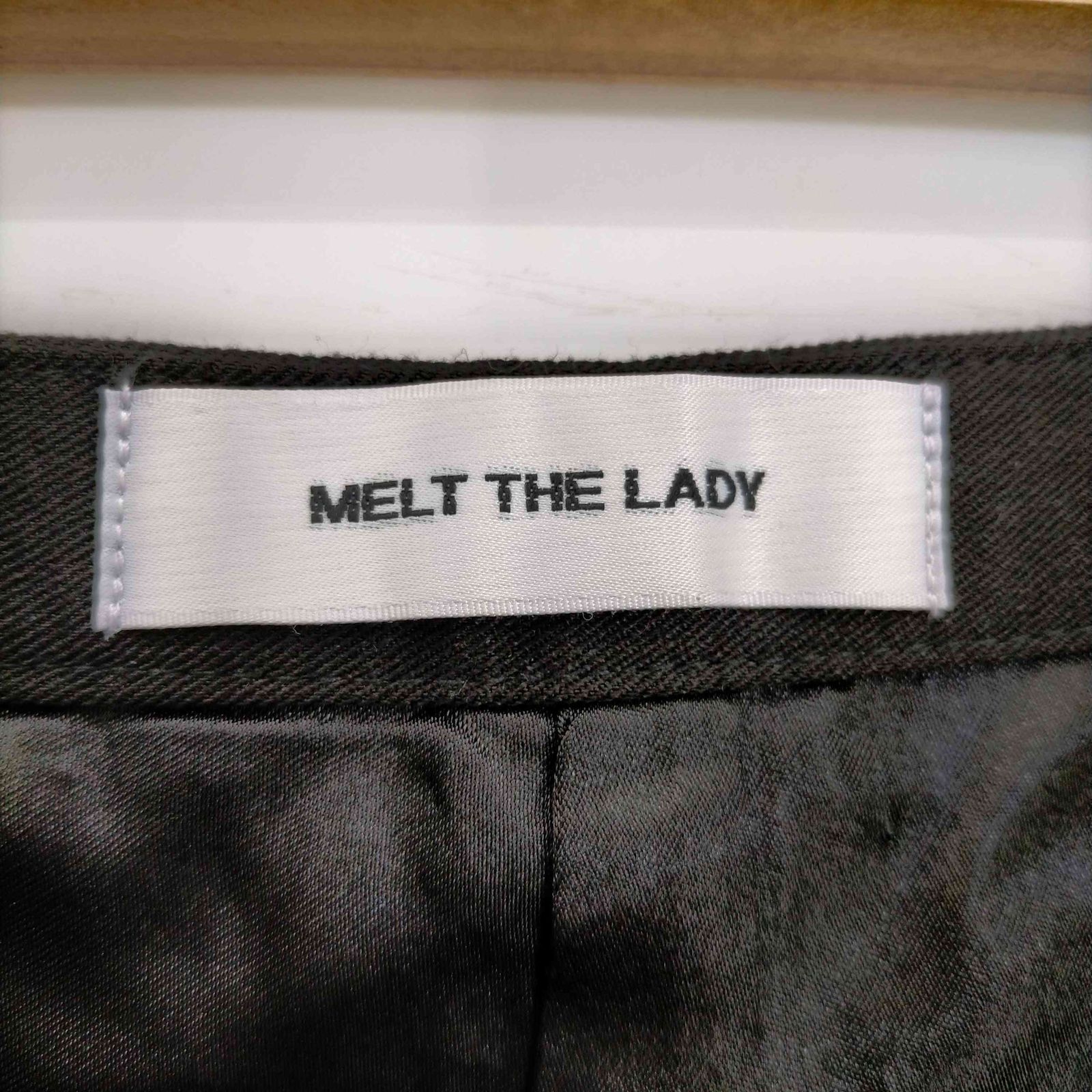 メルトザレディ Melt the lady カットアウトスラックスパンツ