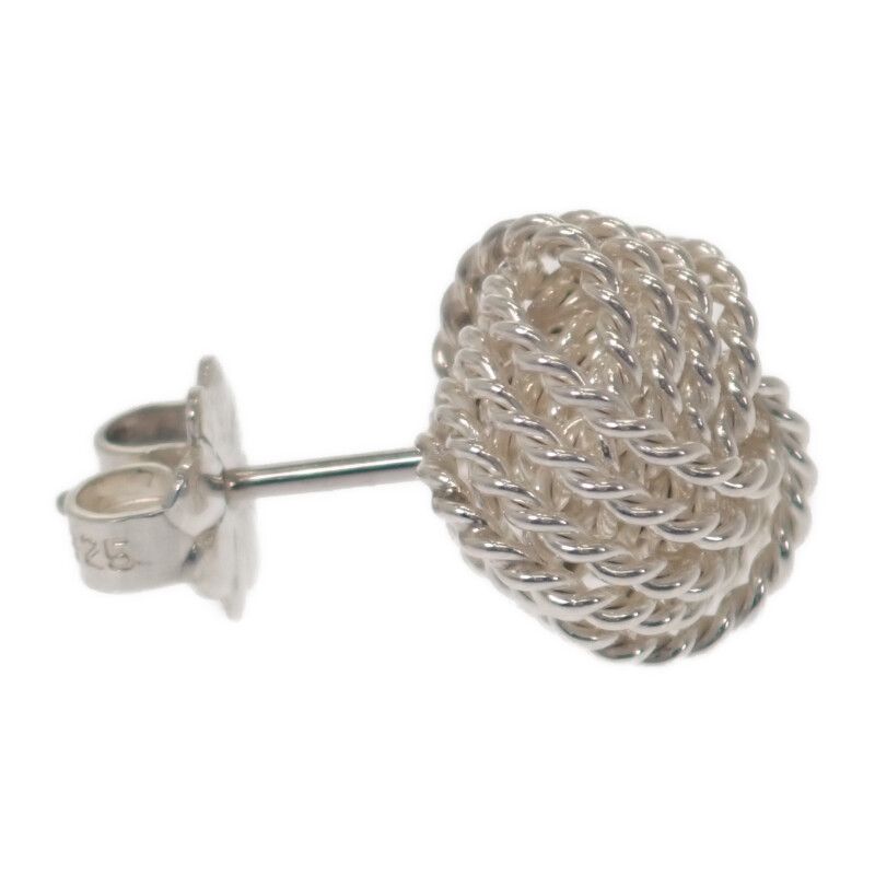 ティファニー925 サマセットメッシュ ツイストピアス ティファニー