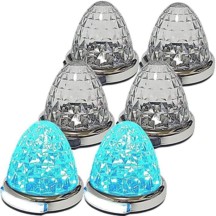 【20個セット】トラック マーカーランプ用メッキリング ダイヤリングしぼり/ヤック CV-17 YAC トラック マーカーリング ダイヤリングしぼり 10個