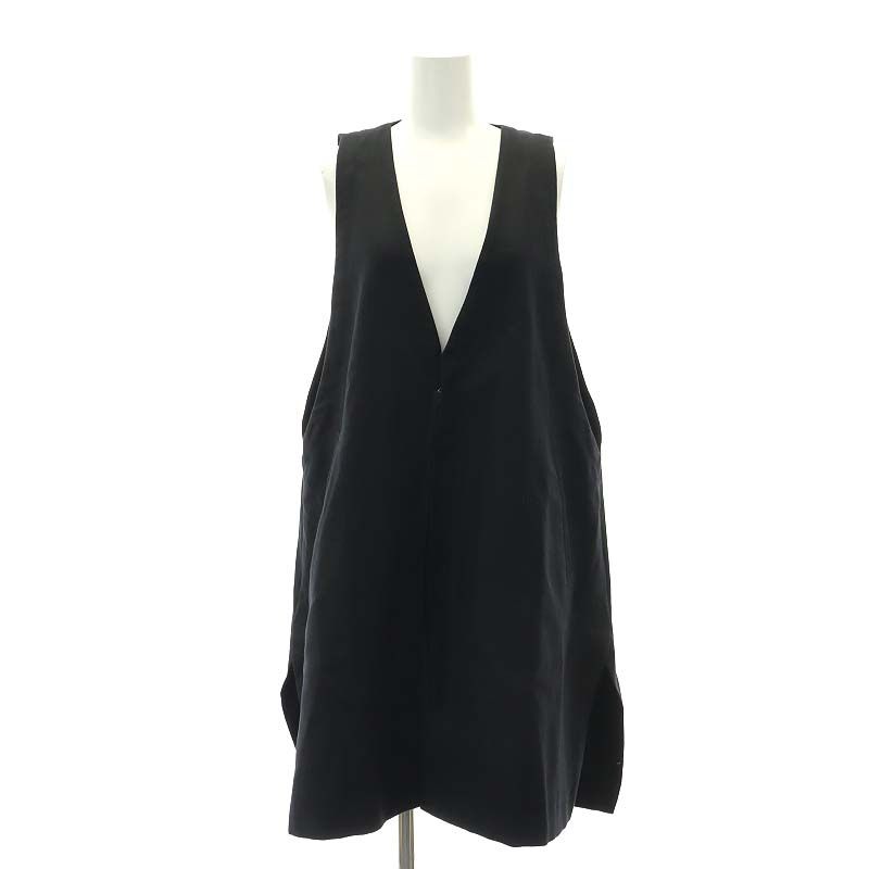 ウジョー Ujoh ベスト ジレ ブラック ドローコード ジャケット