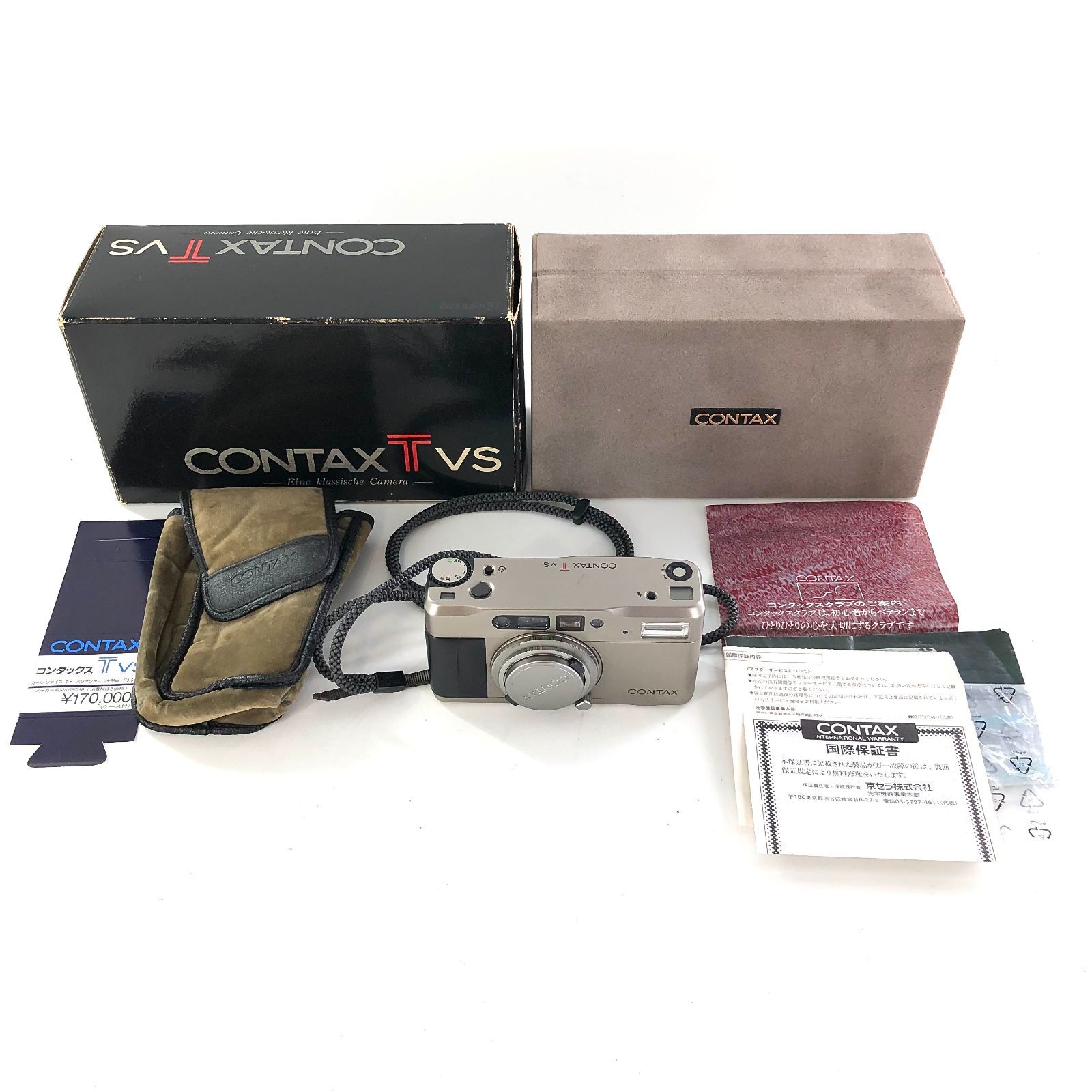 ❁完動品❁CONTAX TVS コンタックス フィルムカメラ ケース付き 【公式