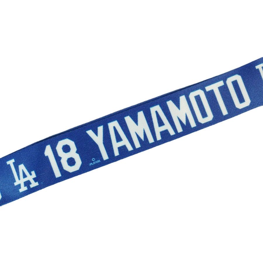 山本由伸 ネックストラップ 公式 ドジャース グッズ 定形外郵便対応可