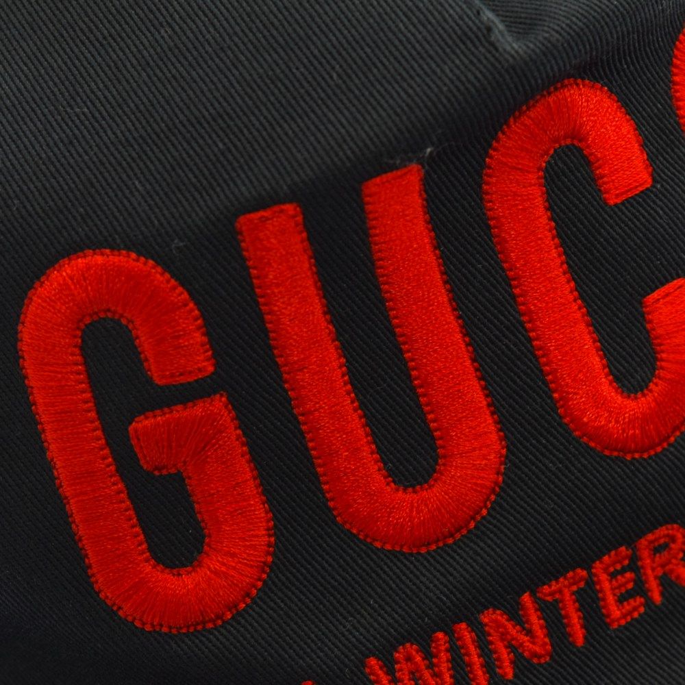 GUCCI (グッチ) 19AW Embroidery Baseball Cap ロゴ刺繍 エン