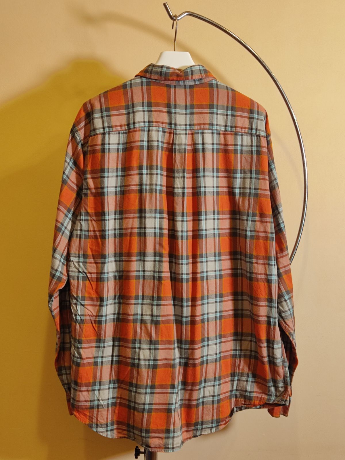 Patagonia FA19 ネルシャツ 長袖 チェック Patagonia ネルシャツ 黄 M