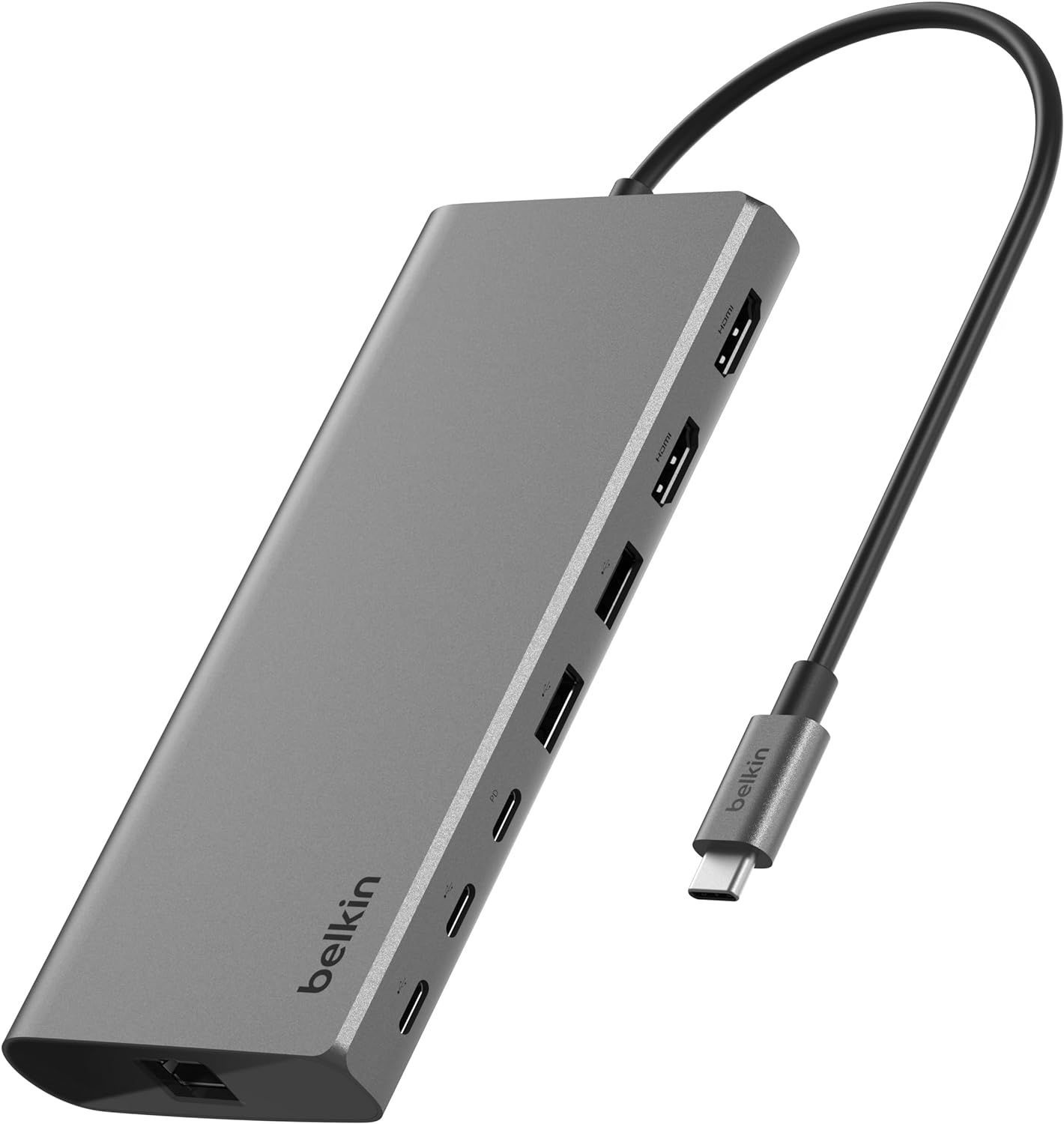 Belkin 8-in-1 USBハブ 4Kデュアルディスプレイ対応 A0729 0903ML012 0120250830100096