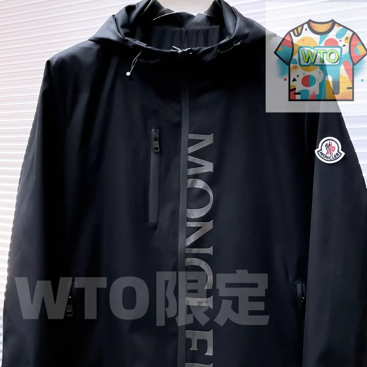 値下げ済★希少★即完売★モンクレール★ナイロンジャケット 新品】MONCLER （モンクレール） ナイロンジャケット ブラック