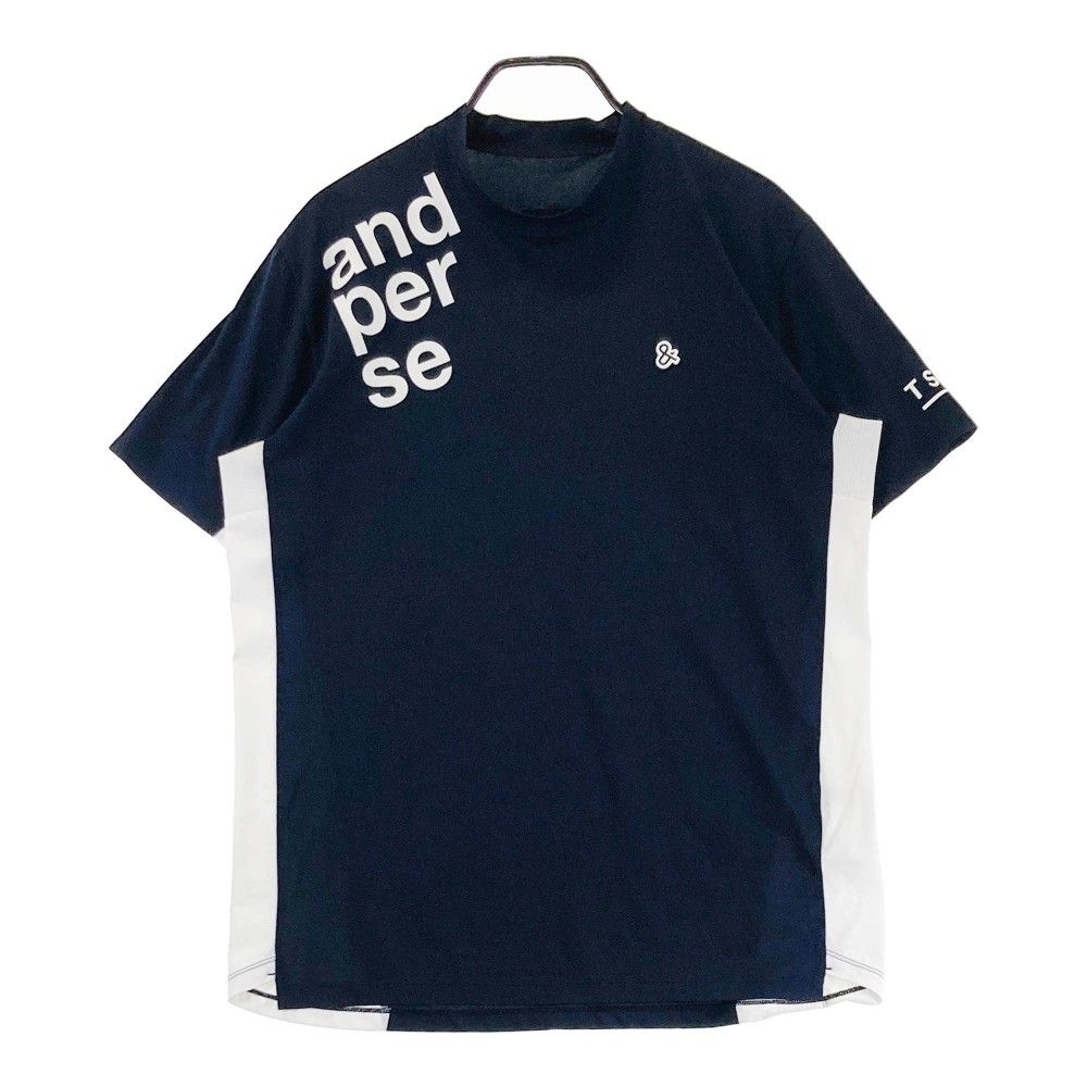 【美品】and per se アンパスィ 中綿 ワンピース ロング ネイビー 美品】and per se アンパスィ 中綿 ワンピース ロング ネイビー